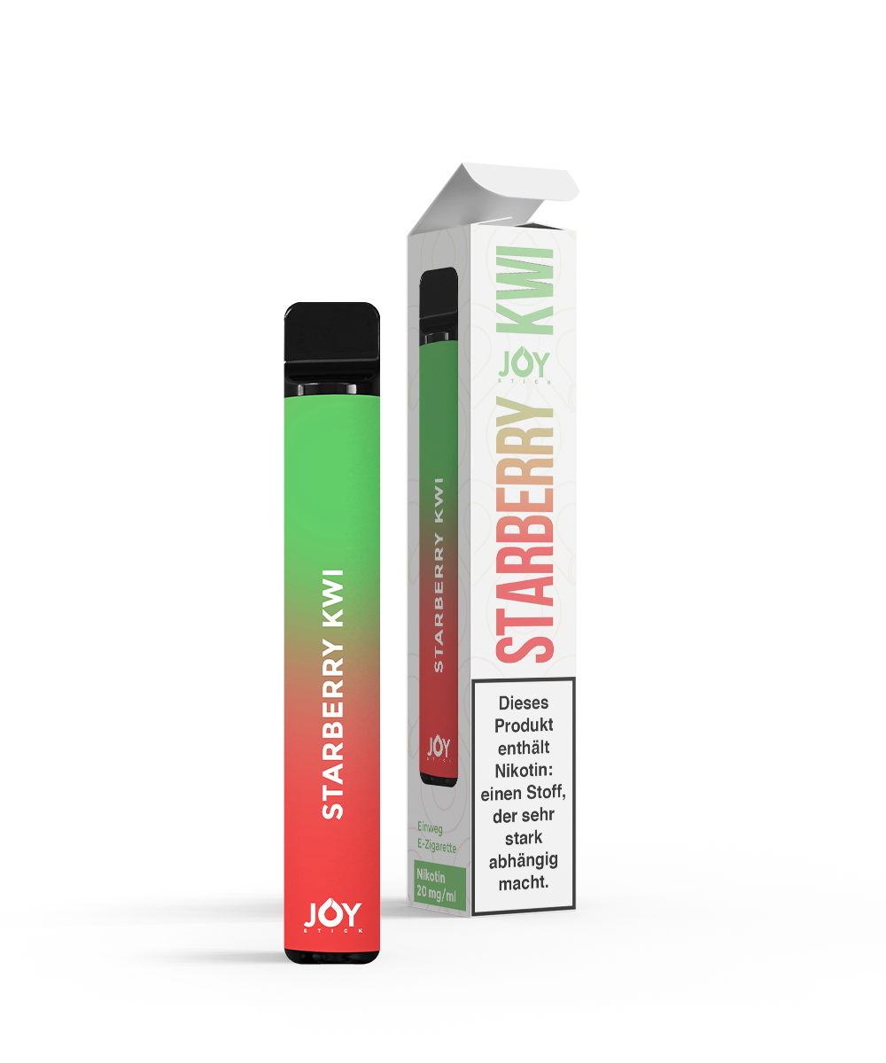 JOY Stick STARBERRY KWI - Erdbeere, Kiwi - Einweg E-Zigarette JOY Stick STARBERRY KWI - Erdbeere, Kiwi - Einweg E-Zigarette