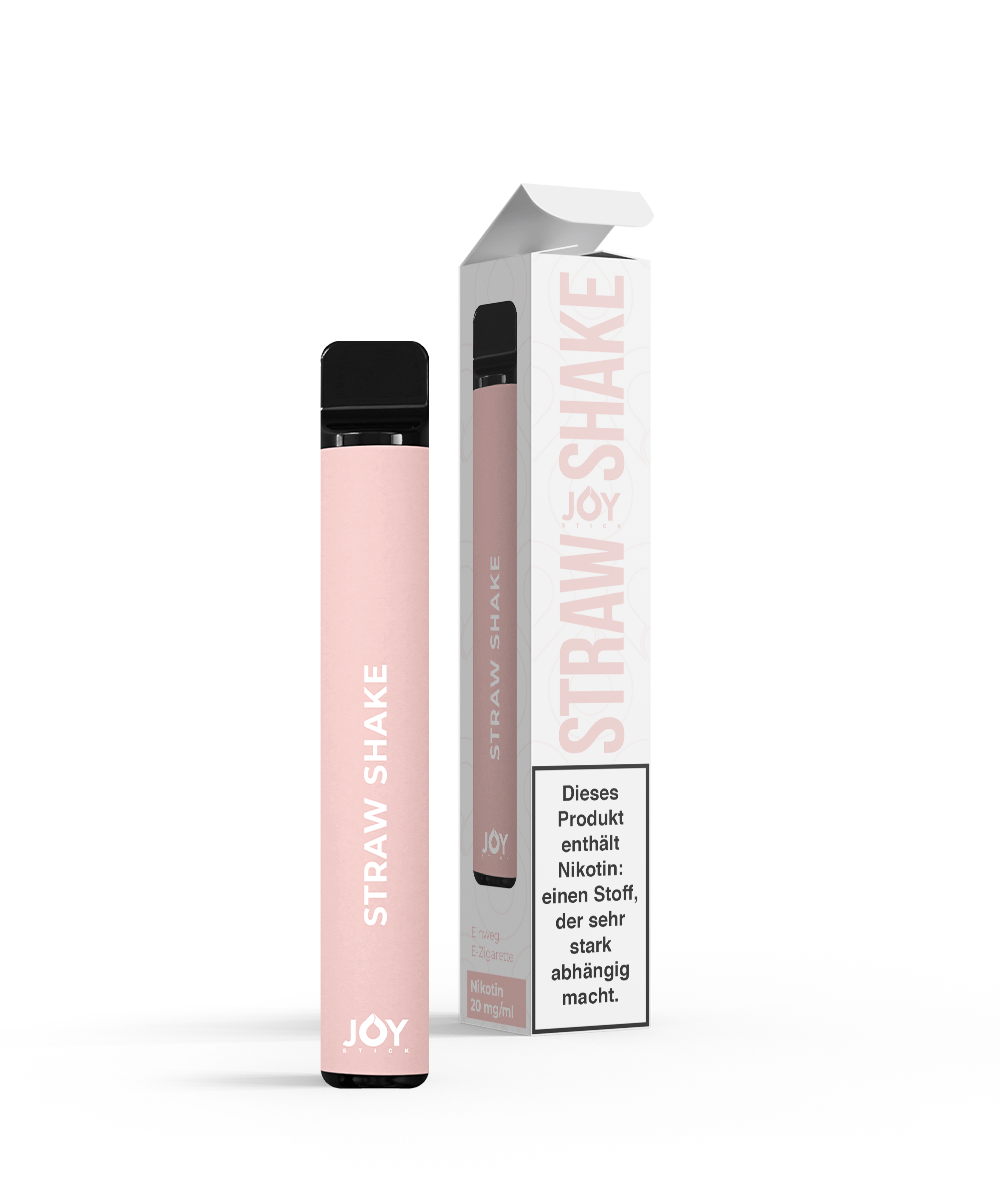 JOY Stick STRAW SHAKE - Strawberry, Ice Cream - Einweg E-Zigarette JOY Stick STRAW SHAKE - Strawberry, Ice Cream - Einweg E-Zigarette, E-Shisha