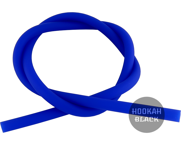 Shisha Shisha Silikonschlauch - 1.5M Matt Blau - HOOKAH BLACK
