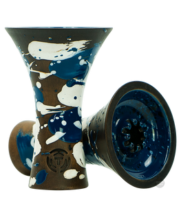 TARGET Phunnel Easy B Tabakkopf - Blue White - HOOKAH BLACK SHOP Kaufen