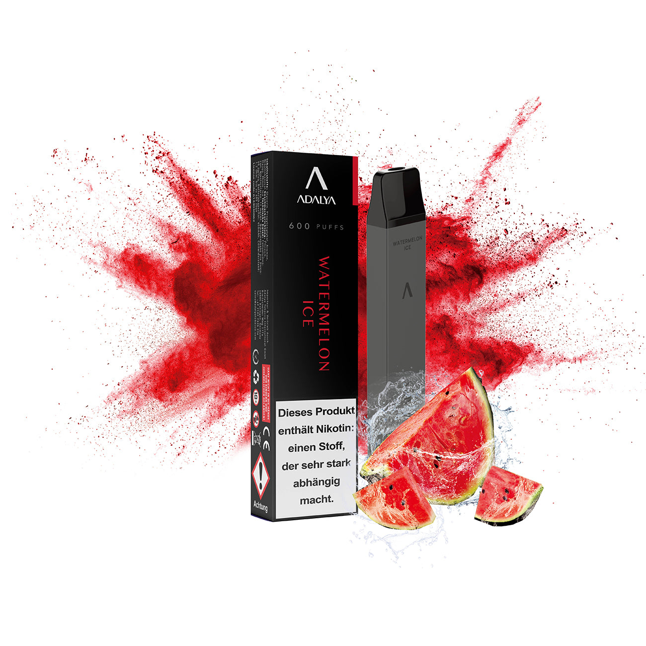 ADALYA Vape - WATERMELON ICE - Einweg E-Zigarette ADALYA Vape - WATERMELON ICE - Einweg E-Zigarette