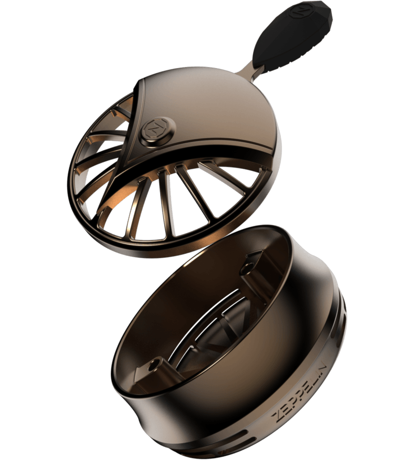 Zidclouds Zeppelin Bronze HMD Shisha Aufsatz Zidclouds Zeppelin Bronze HMD Shisha Aufsatz - HOOKAH BLACK SHOP Kaufen