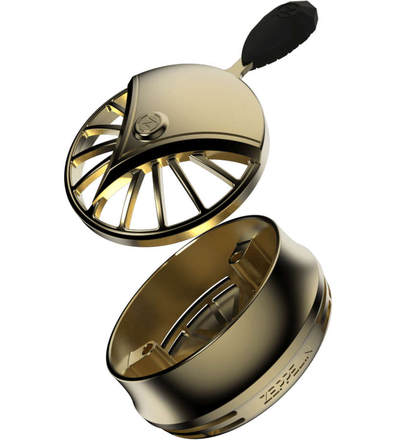 Zidclouds Zeppelin Gold HMD Shisha Aufsatz Zidclouds Zeppelin Gold HMD Shisha Aufsatz - HOOKAH BLACK SHOP Kaufen