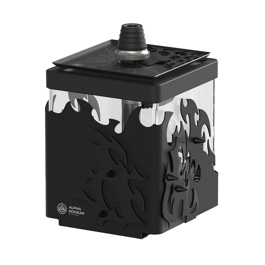 ALPHA Hookah - SMART EXZO Tribal BLACK