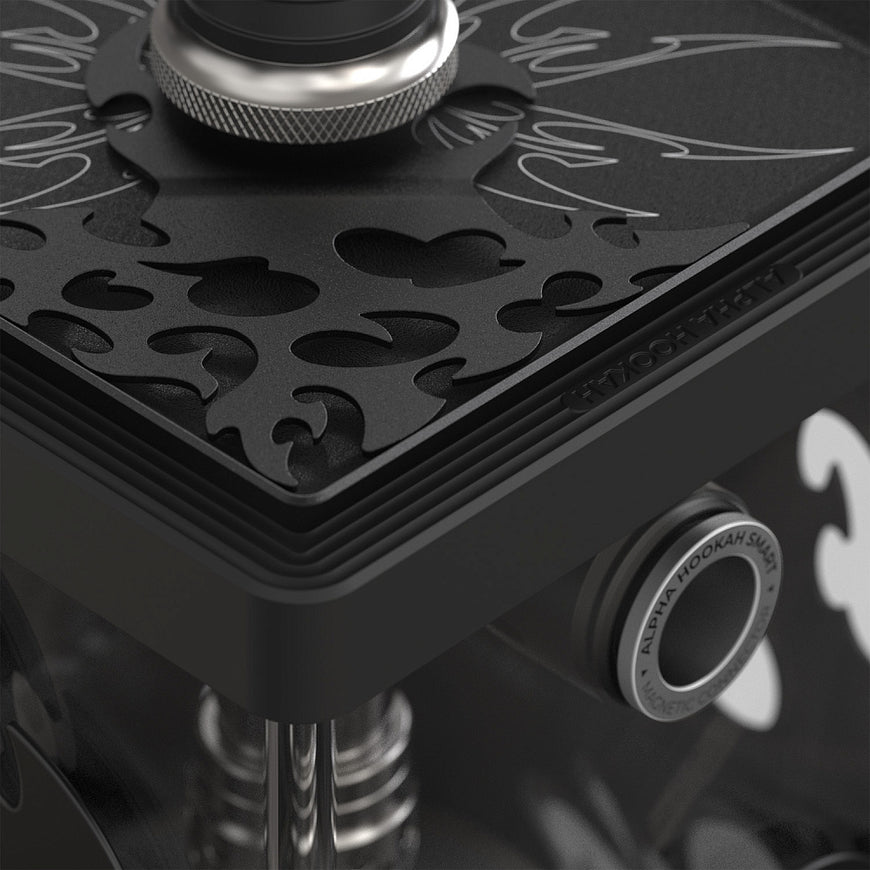 ALPHA Hookah - SMART EXZO Tribal BLACK