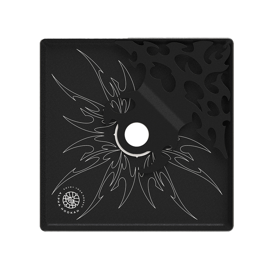 ALPHA Hookah - SMART EXZO Tribal BLACK Teller