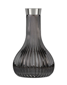 ALPHA Hookah - TWISTLOCK SILVER - Drop Bowl Dark