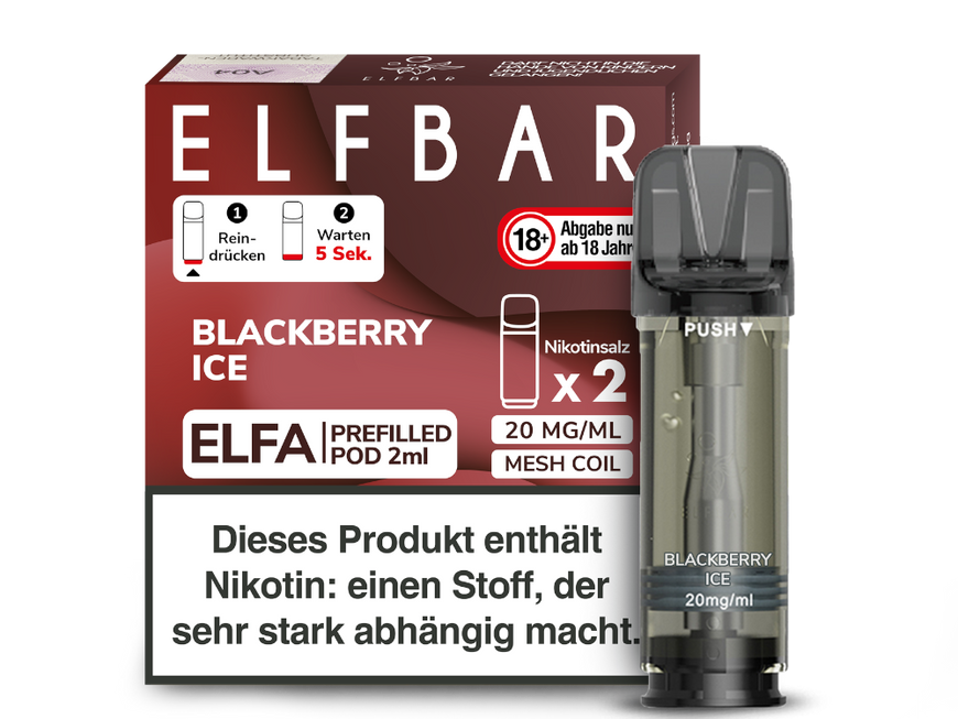 ELFBAR ELFA POD 2er Pack - Blackberry Ice