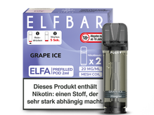 ELFBAR ELFA POD 2er Pack - Grape Ice