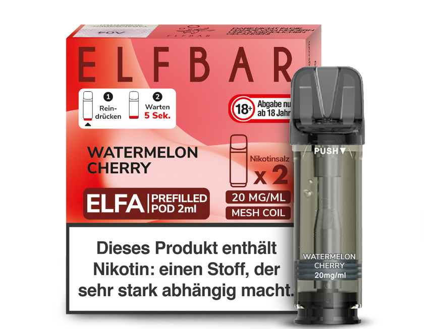 ELFBAR ELFA POD 2er Pack - Watermelon Cherry