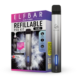 ELFBAR ELFA Turbo POD KIT Basisgerät - Aurora Black
