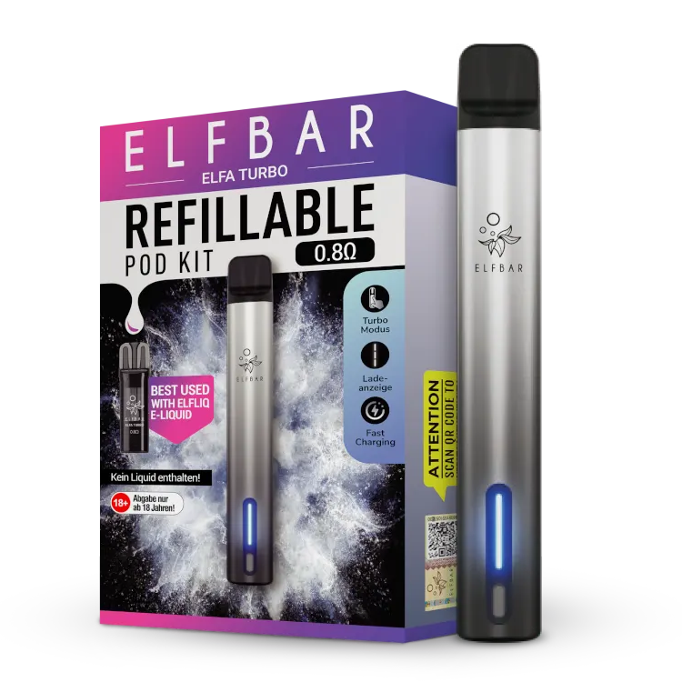 ELFBAR ELFA Turbo POD KIT Basisgerät - Aurora Black
