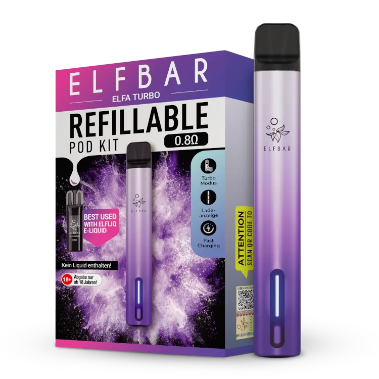 ELFBAR ELFA Turbo POD KIT Basisgerät - Aurora Purple
