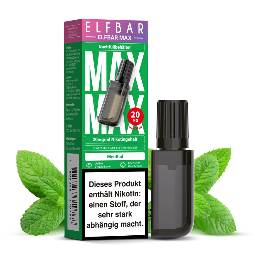 ELFBAR MAX Nachfüllbehälter Menthol