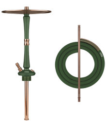 HOOB Hookah Go British Racing Green x Bronze