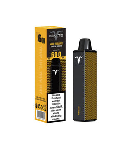 IGNITE V600 - TOBACCO - Einweg E-Zigarette