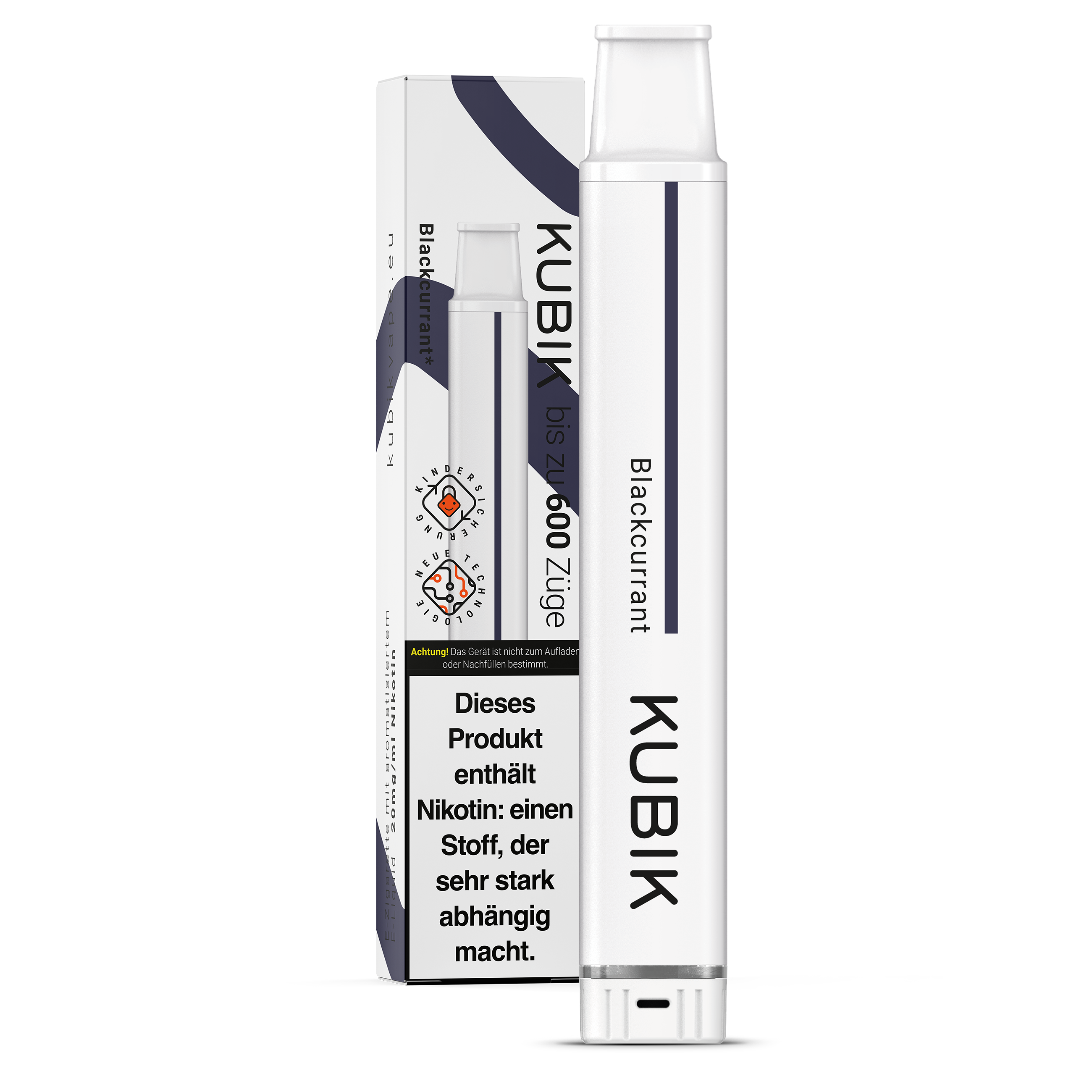 Kubik E Zigarette KUBIK Vape - BLACKCURRANT Kubik E Zigarette KUBIK Vape - BLACKCURRANT