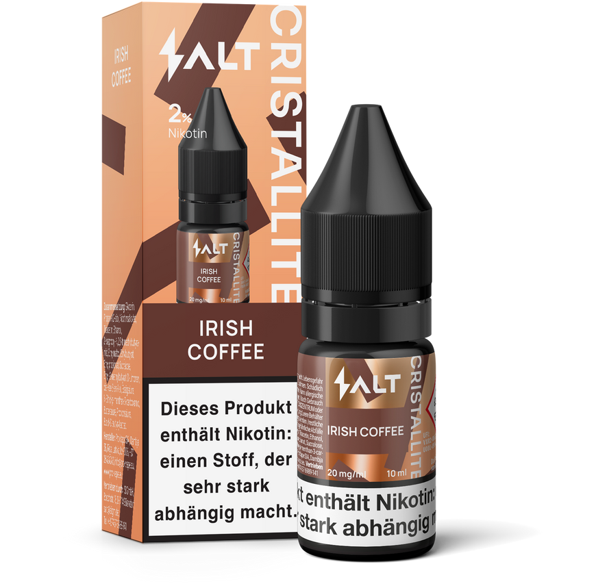 SALT CRISTALLITE Liquid 10ml - Irish Coffee