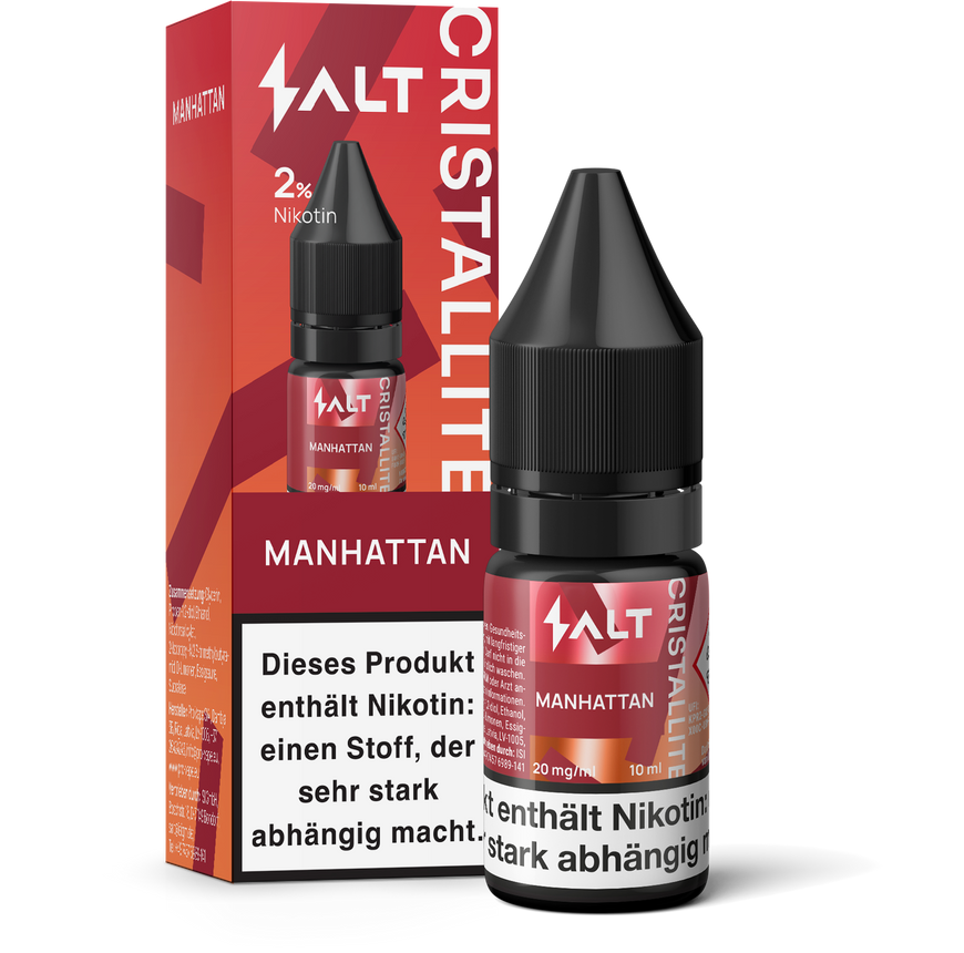 SALT CRISTALLITE Liquid 10ml - Manhattan