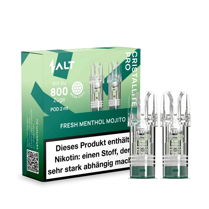 SALT CRISTALLITE PRO Pod 2er - Fresh Menthol Mojito