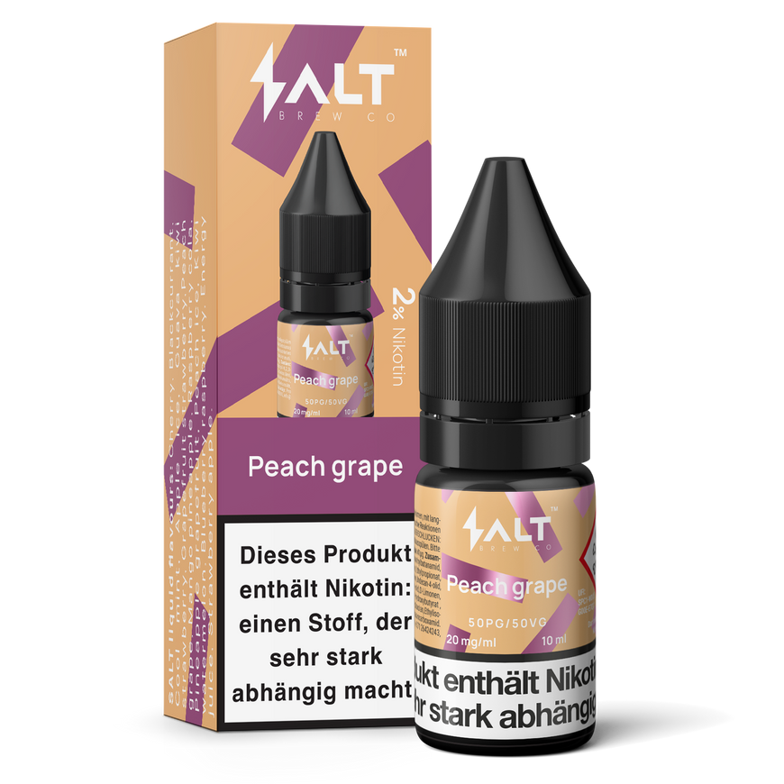 SALT Liquid 10ml - Peach Grape