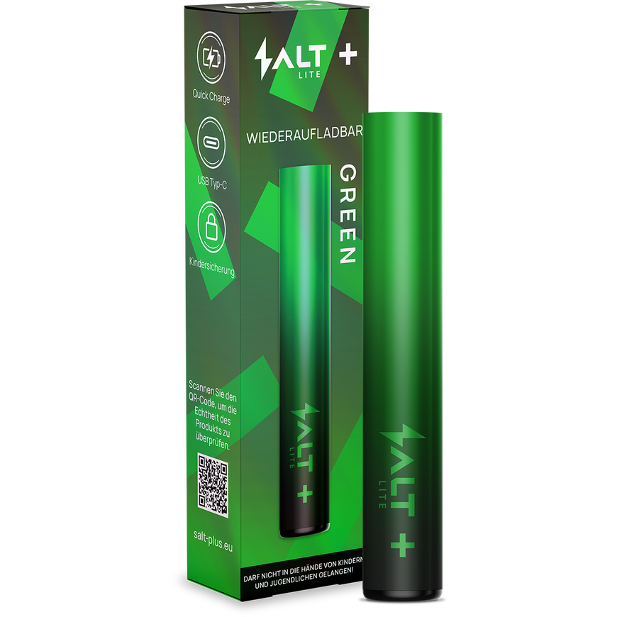 SALT Plus Lite Akku - Green - Mehrweg Basisgerät