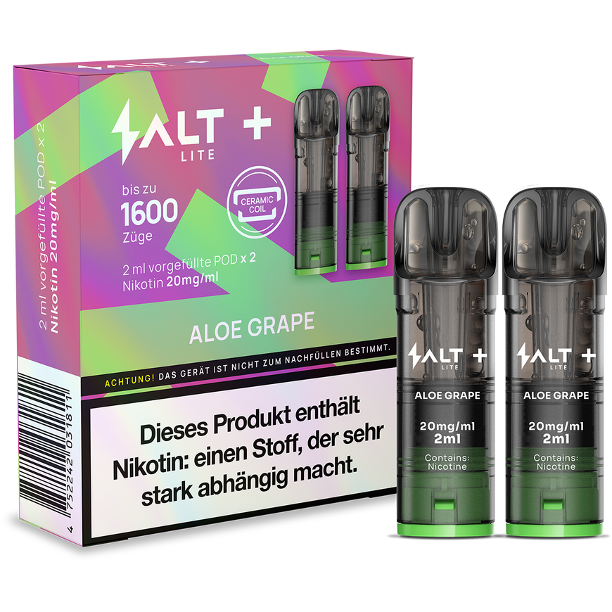 SALT Plus Lite POD 2er - Aloe Grape