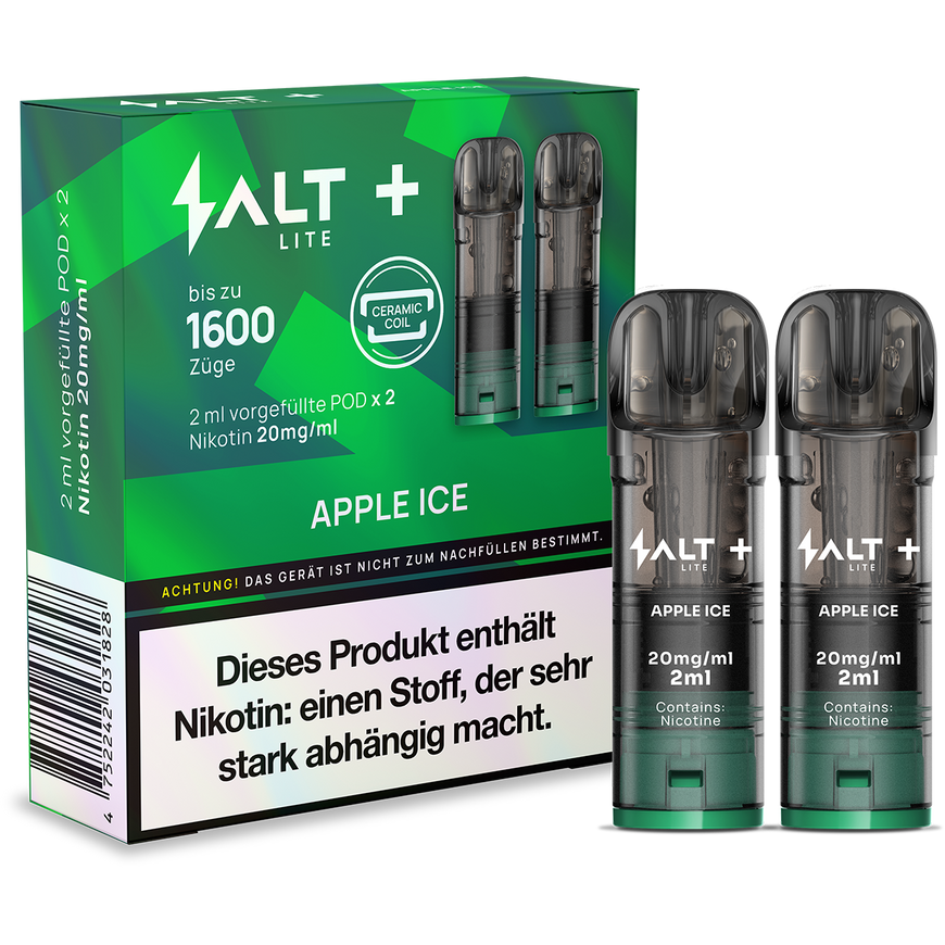 SALT Plus Lite POD 2er - Apple Ice