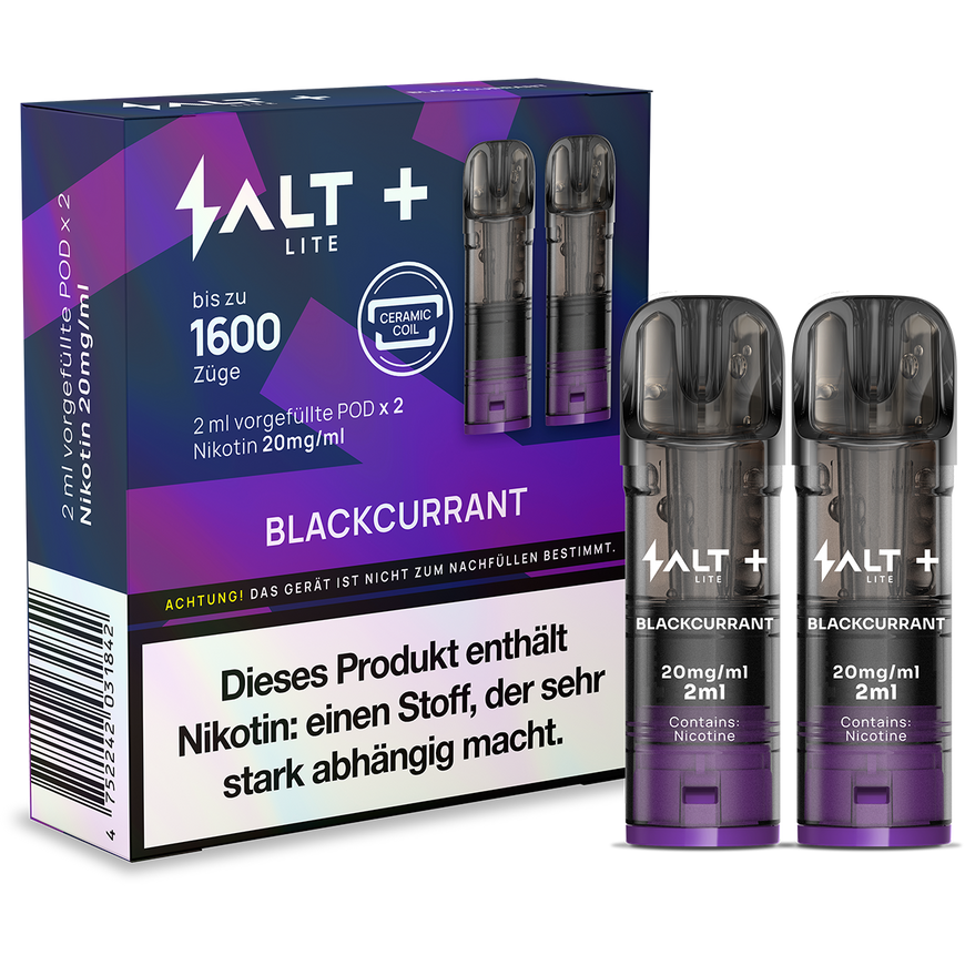 SALT Plus Lite POD 2er - Blackcurrant