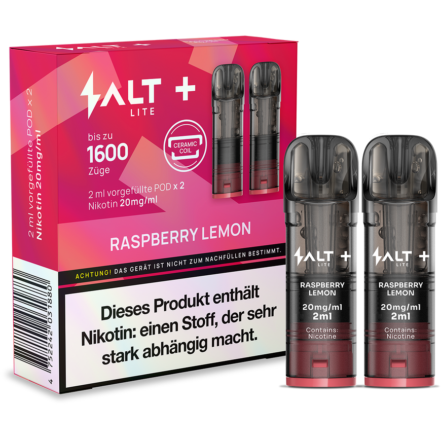 SALT Plus Lite POD 2er - Raspberry Lemon