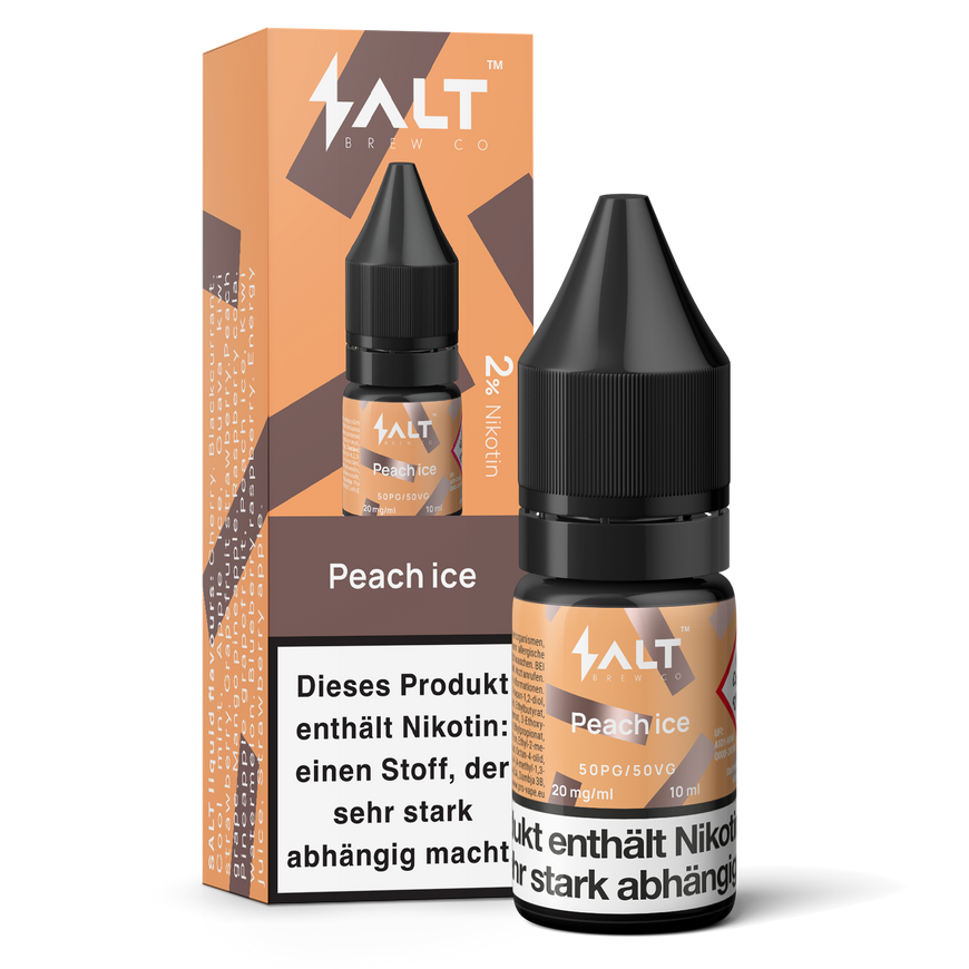 SALT Liquid 10ml - Peach Ice