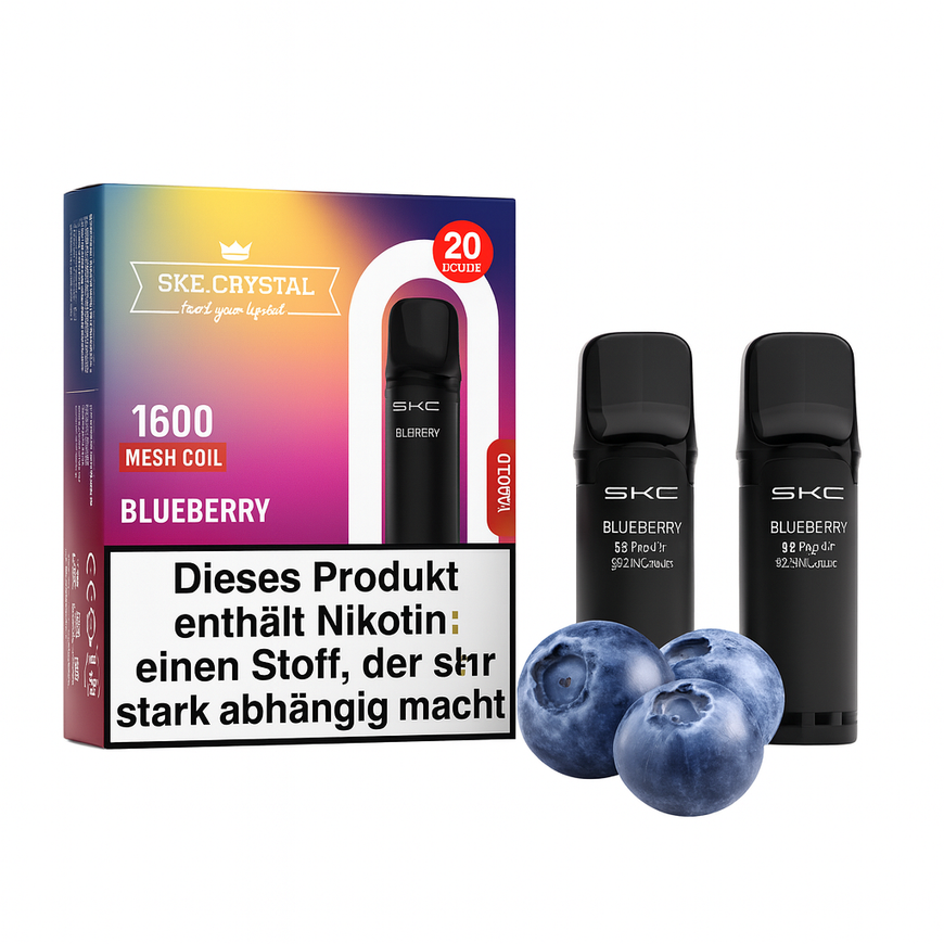 SKE Crystal Pro Pods 800 - Blueberry