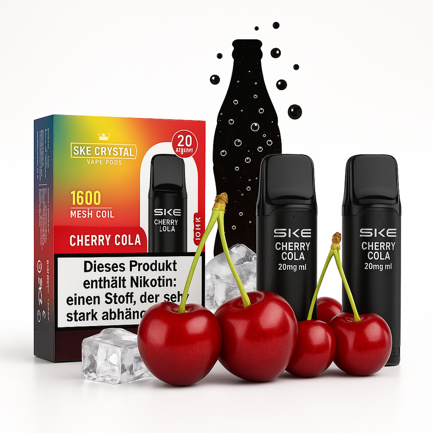 SKE Crystal Pro Pods 800 - Cherry Cola
