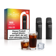 SKE Crystal Pro Pods 800 - Cola Ice