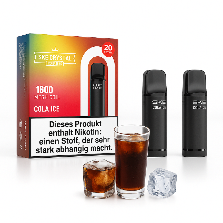 SKE Crystal Pro Pods 800 - Cola Ice