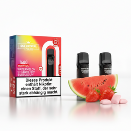SKE Crystal Pro Pods 800 - Watermelon Strawberry Bubblegum