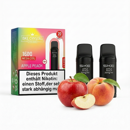 SKE Crystal Pro Pods 800 - Apple Peach
