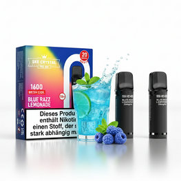SKE Crystal Pro Pods 800 - Blue Razz Lemonade