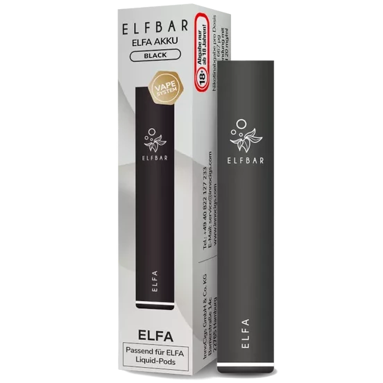 ELFBAR ELFA Akku - BLACK - Mehrweg Basisgerät