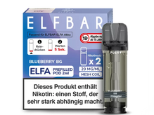 ELFBAR ELFA POD 2er Pack - BLUEBERRY BG
