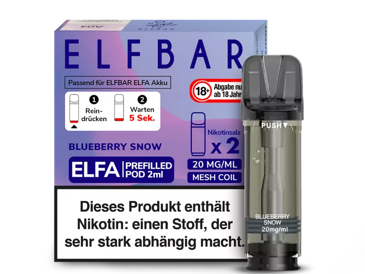 ELFBAR ELFA POD 2er Pack - BLUEBERRY SNOW