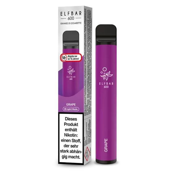 ELF BAR 600 GRAPE - Einweg E-Zigarette