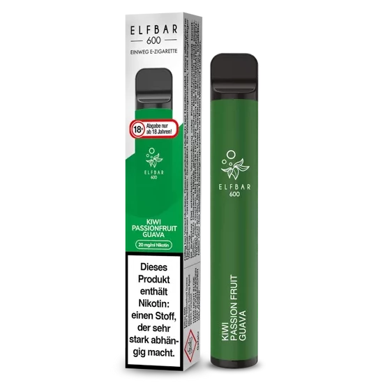 ELF BAR 600 KIWI PASSION FRUIT GUAVA - Einweg E-Zigarette