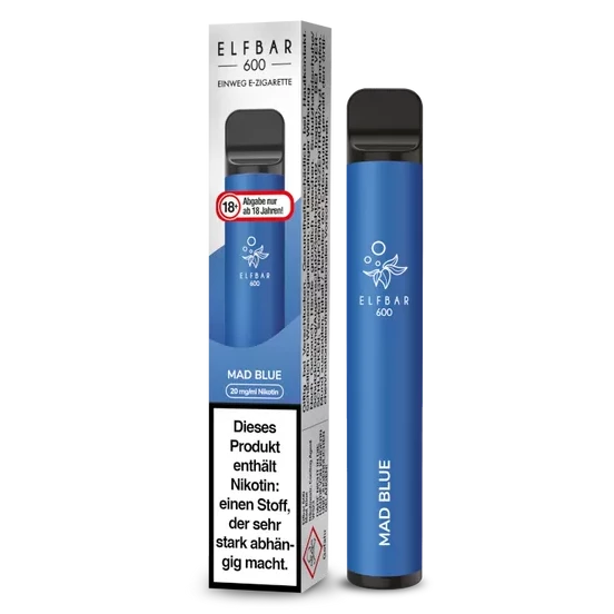 ELF BAR 600 MAD BLUE - Einweg E-Zigarette