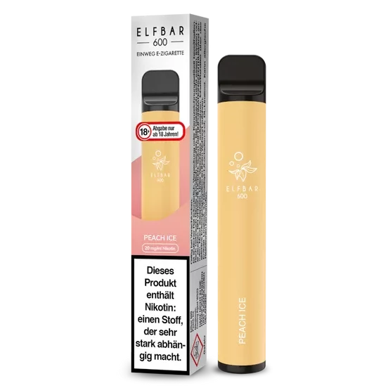 ELF BAR 600 PEACH ICE - Einweg E-Zigarette