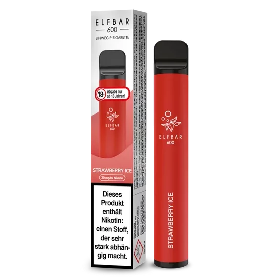 ELF BAR 600 STRAWBERRY ICE - Einweg E-Zigarette