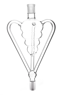 KAYA Three-Arm Glas-Schaft und Shisha Molassefänger 18.8
