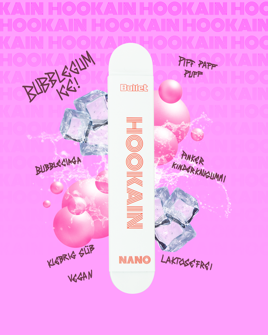 HOOKAIN - Nano X - Bubblegum Ice
