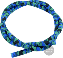 Diamond Silikonschlauch - 1.5 Matt Camouflage Blau/Grün