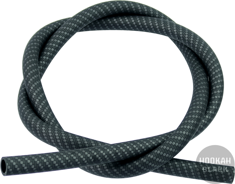 Diamond Silikonschlauch - 1.5 Matt Carbon Black - HOOKAH BLACK